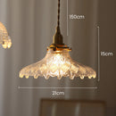 Vintage Glass Disc Design Style Pendant Light