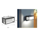 Waterproof Solar Wall Sconce with Motion Sensor for Garden Villa Courtyard
