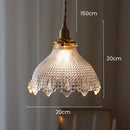 Vintage Glass Disc Design Style Pendant Light