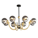 Black Adjustable Sputnik Chandeliers