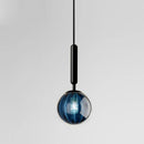 Colorful Glass Pendant Lights For Kitchen