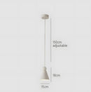 Compact Minimalist Iron Pendant Lights For Living Room