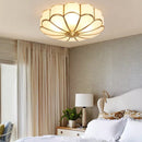 Art Deco Brass Frame Modern Ceiling Lights for Living room