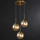 Industrial Glass Ball Pendant Light