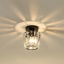 Modern Crystal Flush Mount Light Luxury Prism Ceiling Lamp for Hallway