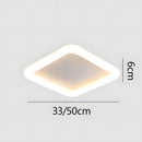 Minimalist Nordic White LED Ceiling Light For Living Room