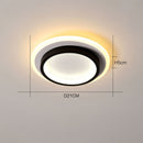 Art Deco Acrylic LED Ceiling Lights For Living Room