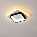 Square LED Gold Living Room Ceiling Lights