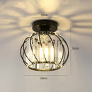 Set of 2 Simple Luxury Glass Hallway Ceiling Light