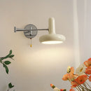 Retro Capsule White Swing Arm Wall Lamp
