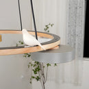 Modern Wood Bird Pendant Lights Creative LED Chandelier for Living Room, Dinning Area