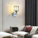 Crystal Round And Square Hallway Wall Lights