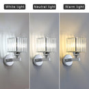 Crystal Round And Square Hallway Wall Lights