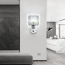 Crystal Round And Square Hallway Wall Lights