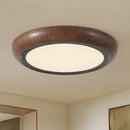 Retro Minimalist Round Acrylic Bedroom LED Ceiling Lights