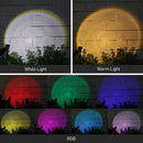 Solar Power Modern Black Outdoor Floor Lights