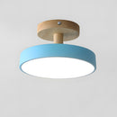 Set of 2 Nordic Semi Flush Ceiling Lights Hallway LED Ceiling Lamp