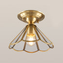 Glass Brass Ceiling Lights