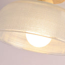 Modern Solid Wood Glass Ceiling Lamp