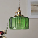 Vintage Glass Pendant Light