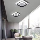 Geometric Iron Flush LED Ceiling Lights For Living Room