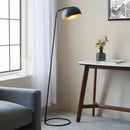 Brair 1 Floor Light Matt Black & Antique Brass