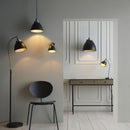 Canada Floor Lamp - Black/Pewter