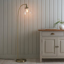 Chadderton Floor Lamp Antique Brass