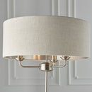 Chickerell 3 Floor Light Chrome & Natural