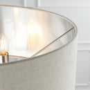 Chickerell 3 Floor Light Chrome & Natural
