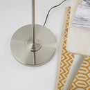 Chickerell 3 Floor Light Chrome & Natural
