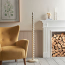 Higgledy Floor Lamp Base Gloss Almond White Paint