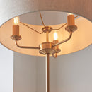 Highclaire 3 Floor Lamp Vintage Brass