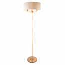 Highclaire 3 Floor Lamp Vintage Brass