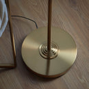 Highclaire Floor Lamp Vintage Brass
