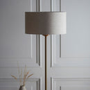 Highclaire Floor Lamp Vintage Brass