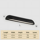Nordic Simple Black LED Outdoor Wall Light