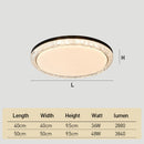 Modern Crystal Flush Mount LED Ceiling Lamp for Dining Room