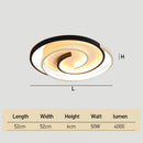 Creative Flush Mount Ceiling Lighting Fixture Energy Efficient for Living room & Bedroom