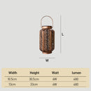 IP44 Outdoor Solar Lantern Lights Decorative Garden Lights for Patio Yard Pathway