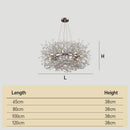 Modern Luxury Crystal Ring Chandelier for Living Room Dining Room