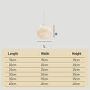 Moon Resin Globe Pendant Light Lampshade