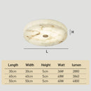 Modern Alabaster Flush LED Ceiling Lights for Living Room Bedroom