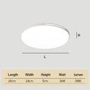 Luxury Round LED Ceiling Lights, Flush Ceiling Lamp for Bedroom, Living Room