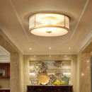 Modern Minimalism Glass Round Ceiling Lamps