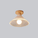 Conical Simple Glass Hallway Clear Ceiling Lights