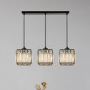 Simple Multi-Head Designer Crystal Kitchen Island Lamps
