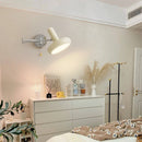 Retro Capsule White Swing Arm Wall Lamp