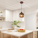 Retro Brown Organic Dining Room Pendant Lights