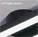 Modern Black Long Strip LED Ceiling Lights